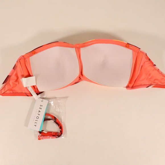 NWT Seafolly X Revolve Cut Copy Bustier Bandeau - Picture 10 of 15